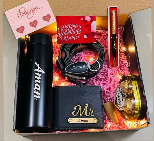 Flamingo Personalized Valentineβs Day Gifts for Him β Wallet, Keychain, Temperature Bottle & More