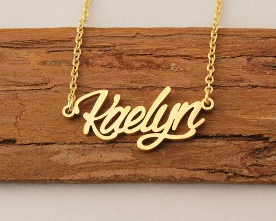 Flamingo Name Pendant – Personalized Jewelry with Your Name