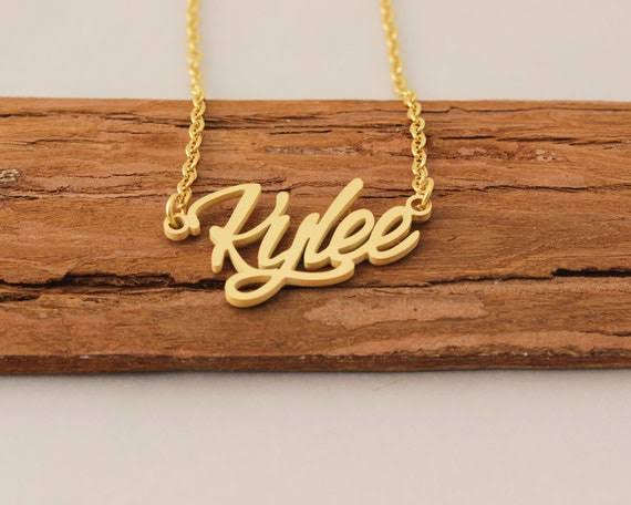 Flamingo Name Pendant – Personalized Jewelry with Your Name