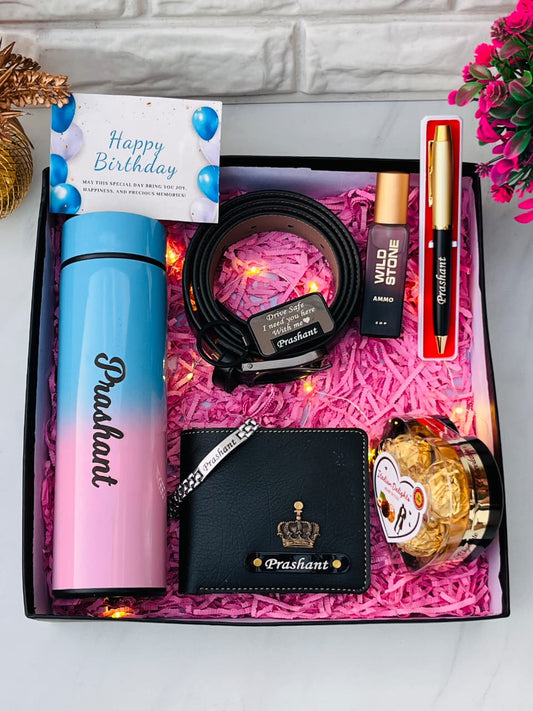 Flamingo Personalized Premium Gift Hamper for Him