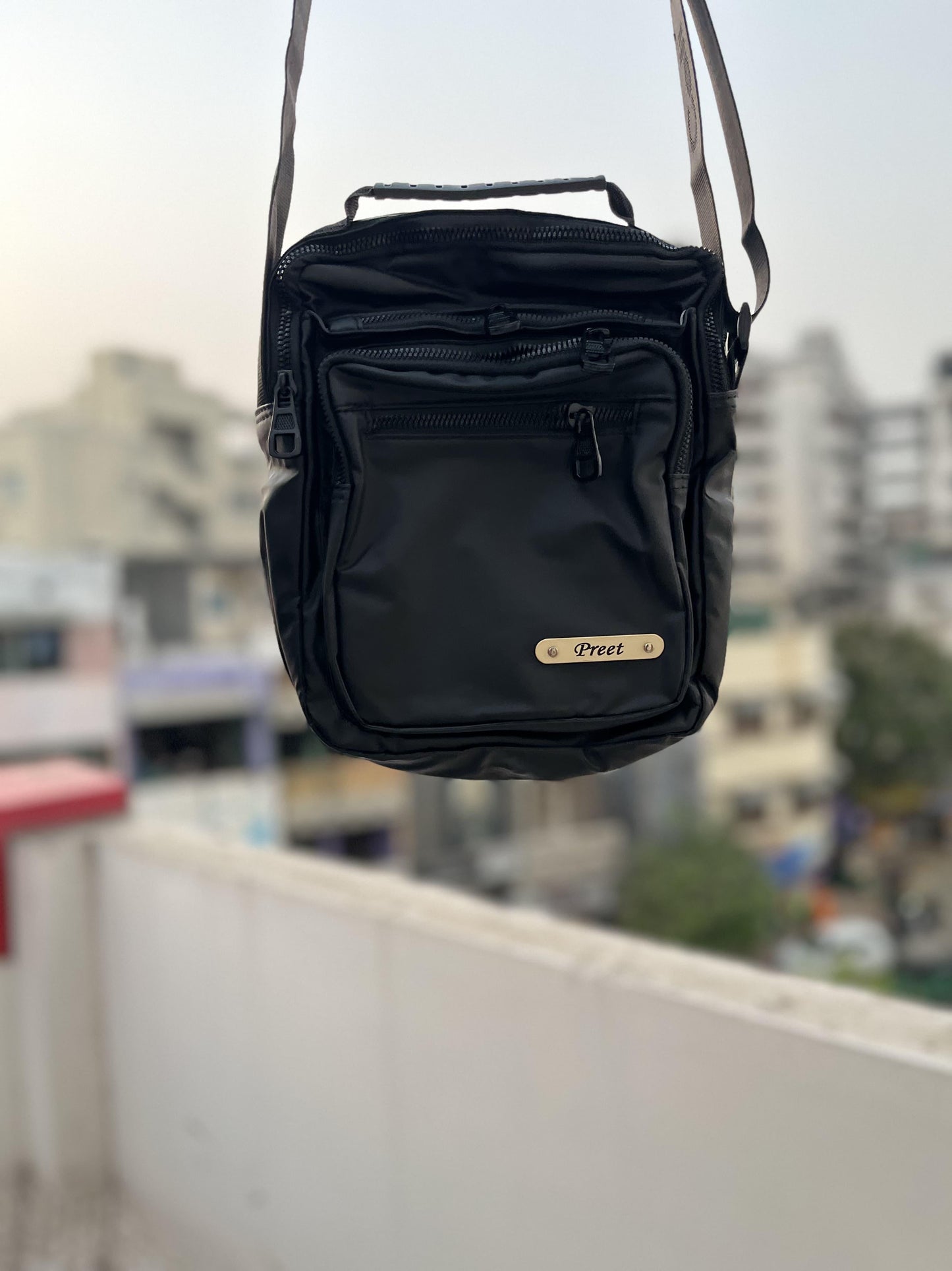 Flamingo Imported Sling Bag With Your Name | Premium Look