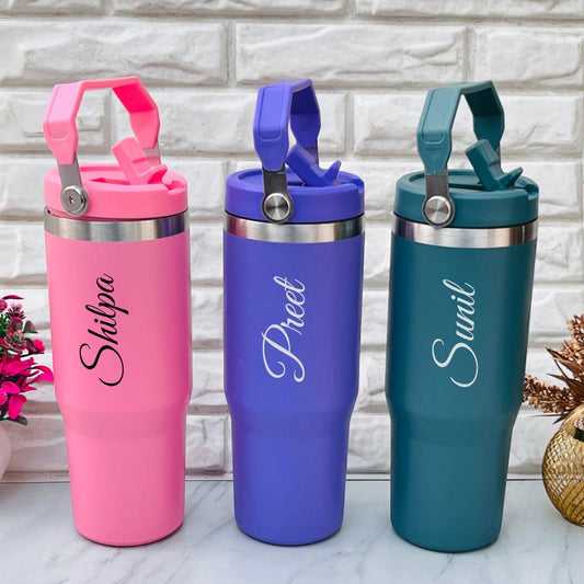Flamingo Customize Handy Tumbler | Vacuum Insulated 890ML Bottle