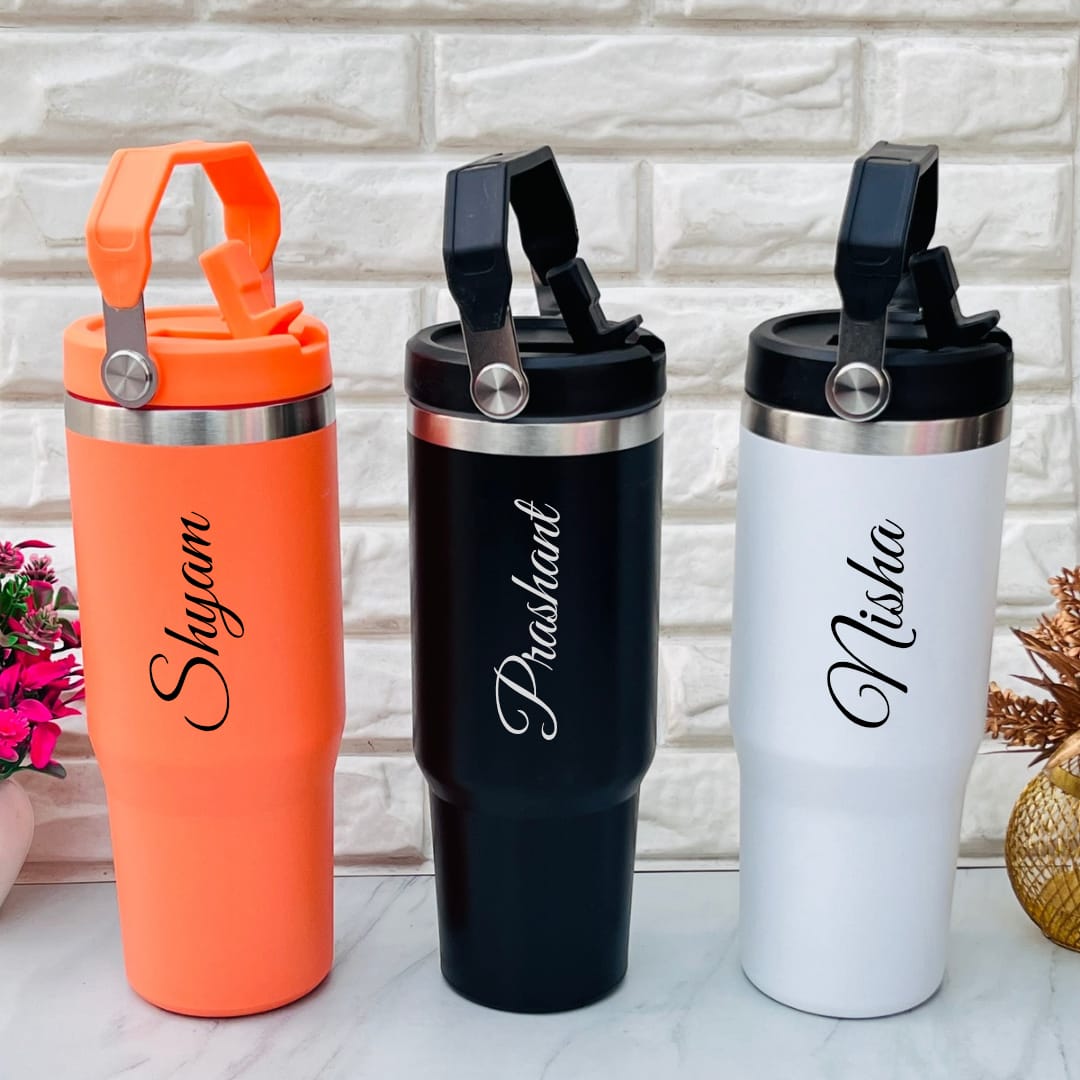 Flamingo Customize Handy Tumbler | Vacuum Insulated 890ML Bottle