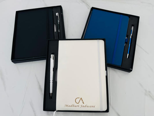 Flamingo Customized Diary & Pen Gift Set With Logo Printing