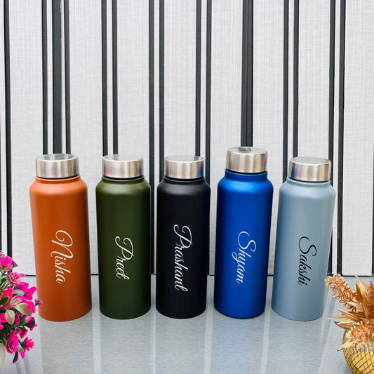 Flamingo Customized Steel Bottle | Personalized 500ML Bottle with Name