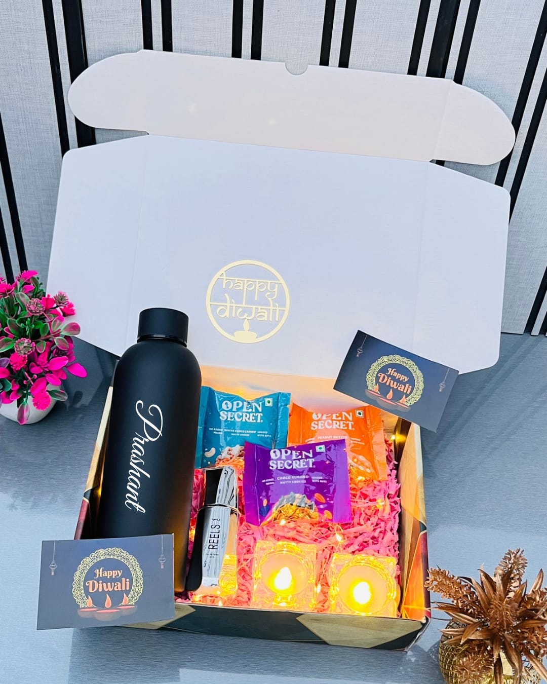 Flamingo Personalized Diwali Gift Hamper