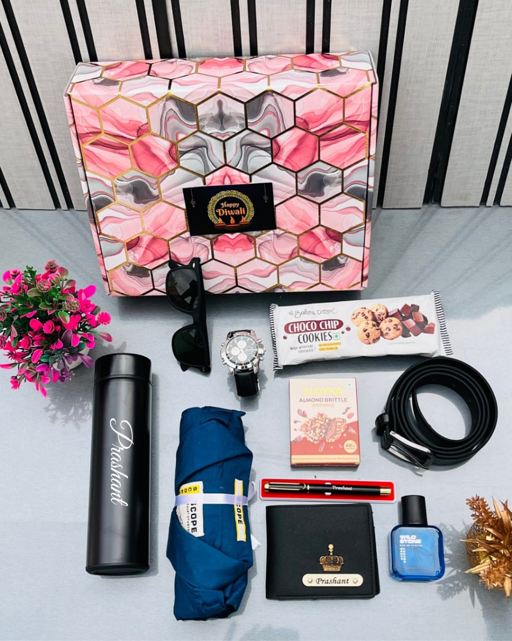 Flamingo Personalized Diwali Gift Box