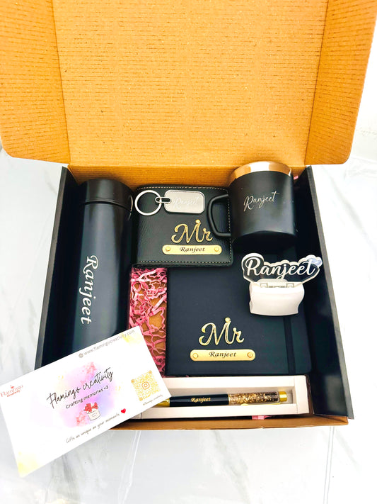 Flamingo Personalized Premium Hamper for Men | Perfect Gift with a Personal Touch