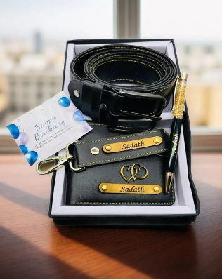 Flamingo Best Gift Hampers for Boyfriend: Customized Wallet, Pen, Keychain & More!