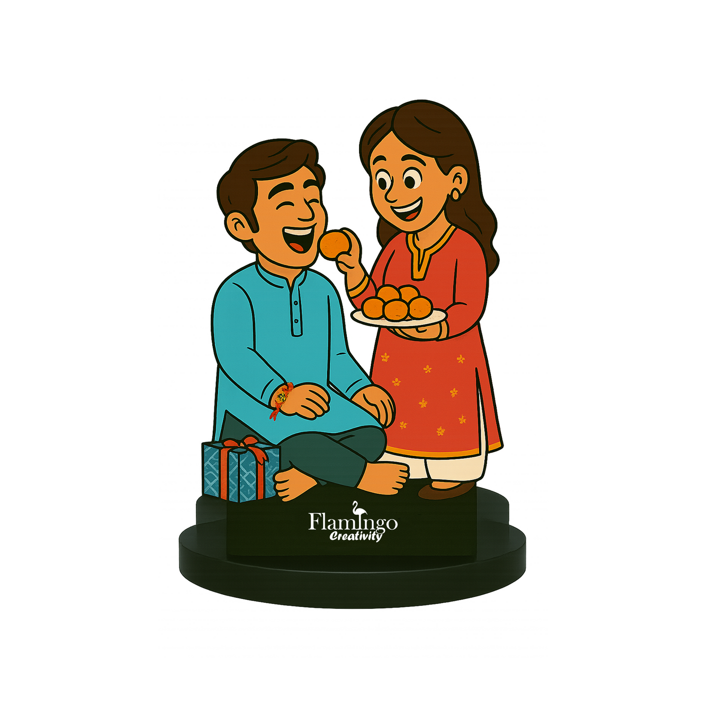 Flamingo Premium Rakhi Caricature – A Beautiful Gift for a Special Bond