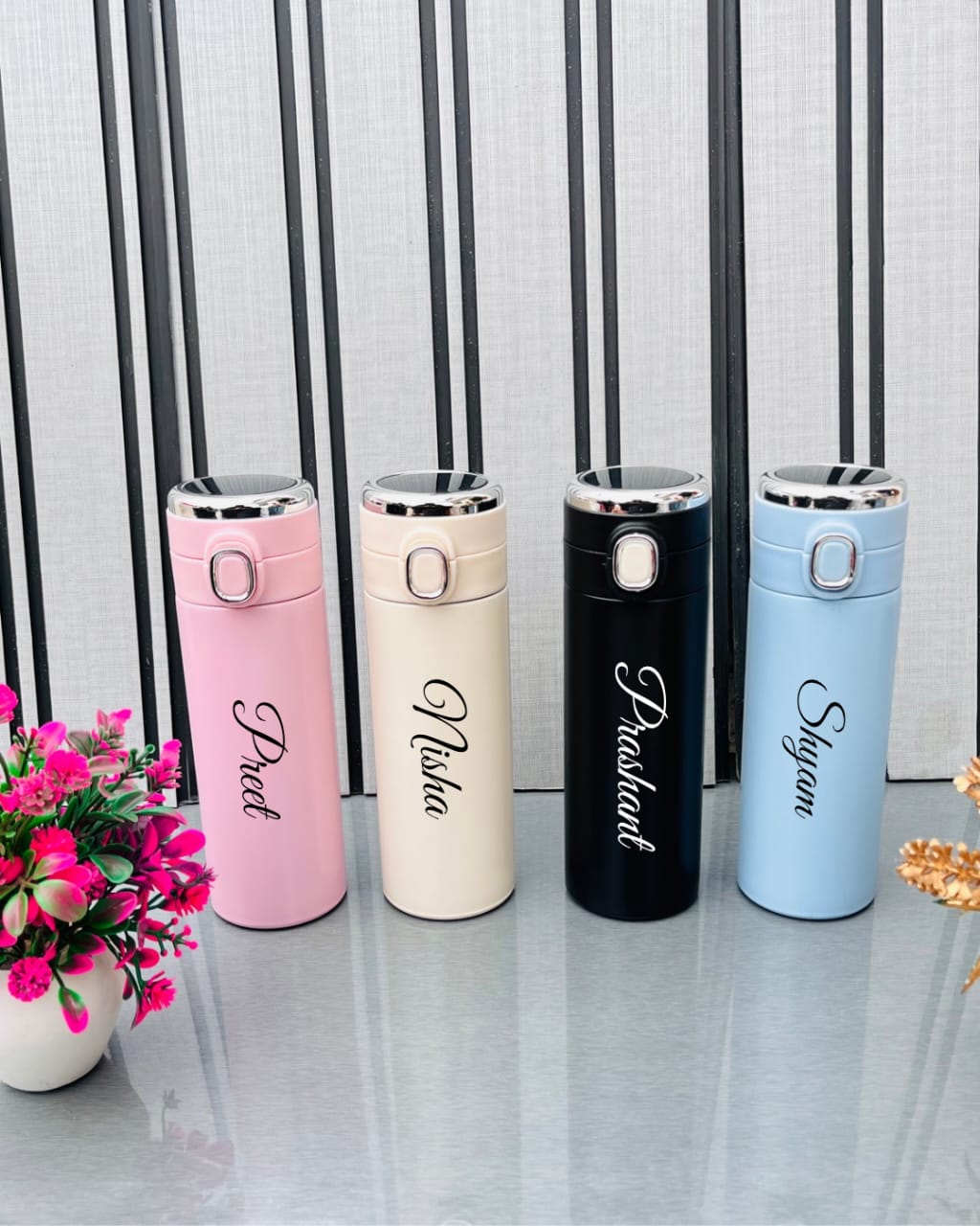 Flamingo Personalized Temperature Vacuum Flask – 500ml