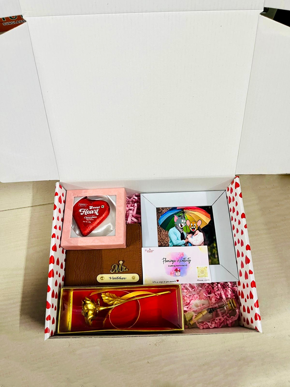 Flamingo Valentines Day Gifts Combo – Perfect Gift for Your Loved One