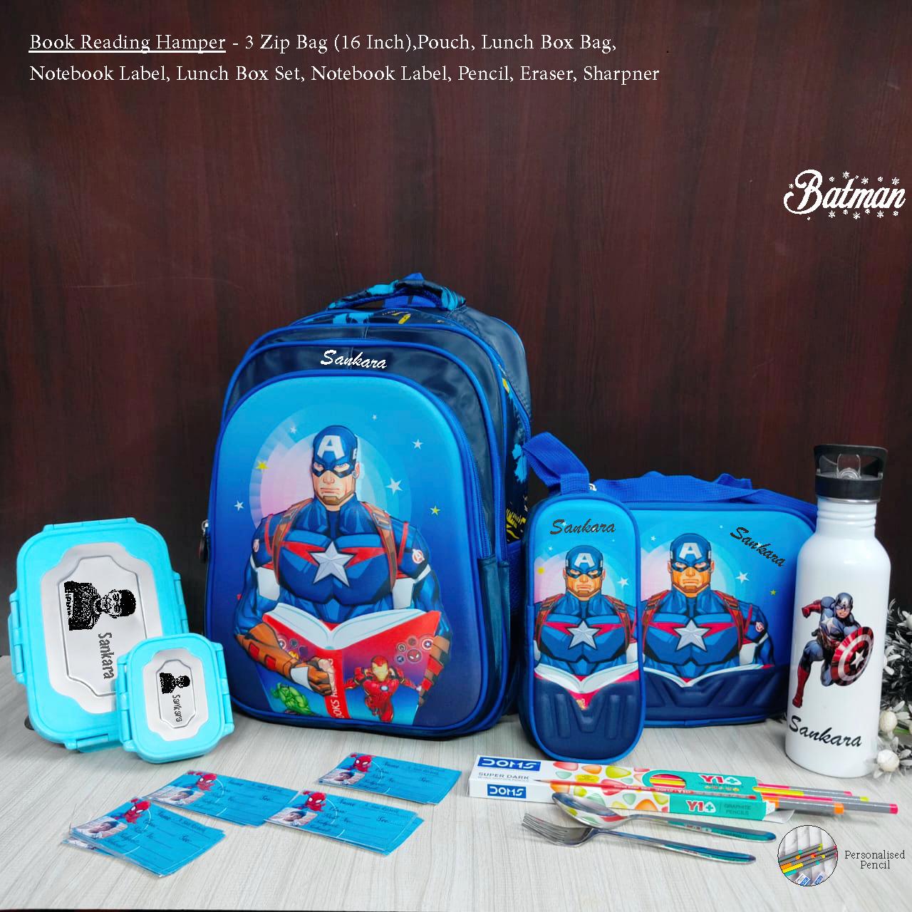 Flamingo Book Reading Hamper for Kids – Back to School Gift Set