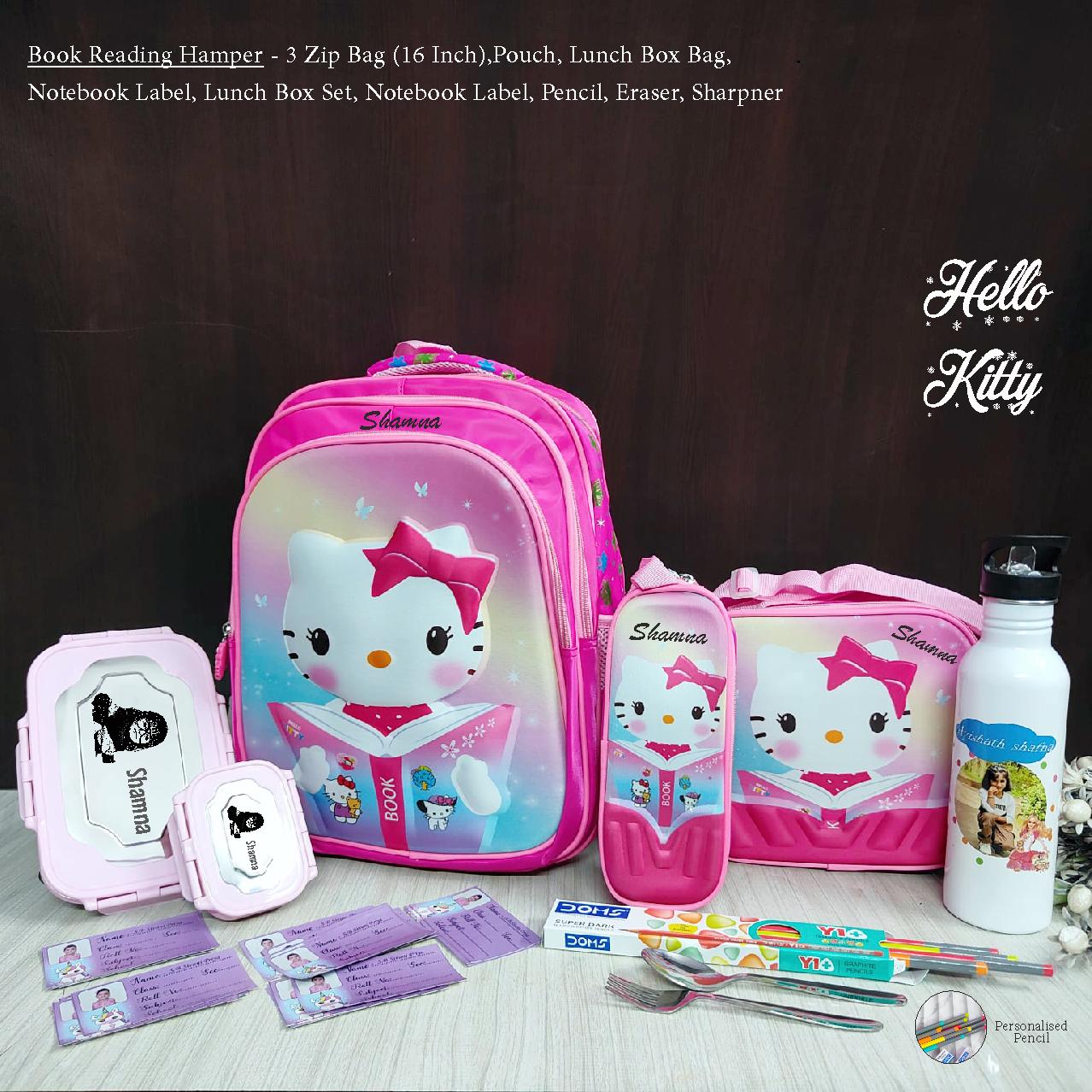 Flamingo Book Reading Hamper for Kids – Back to School Gift Set
