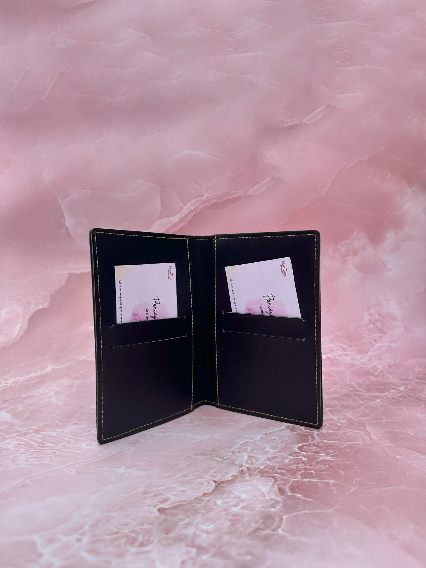 Flamingo Premium Leather Passport Cover