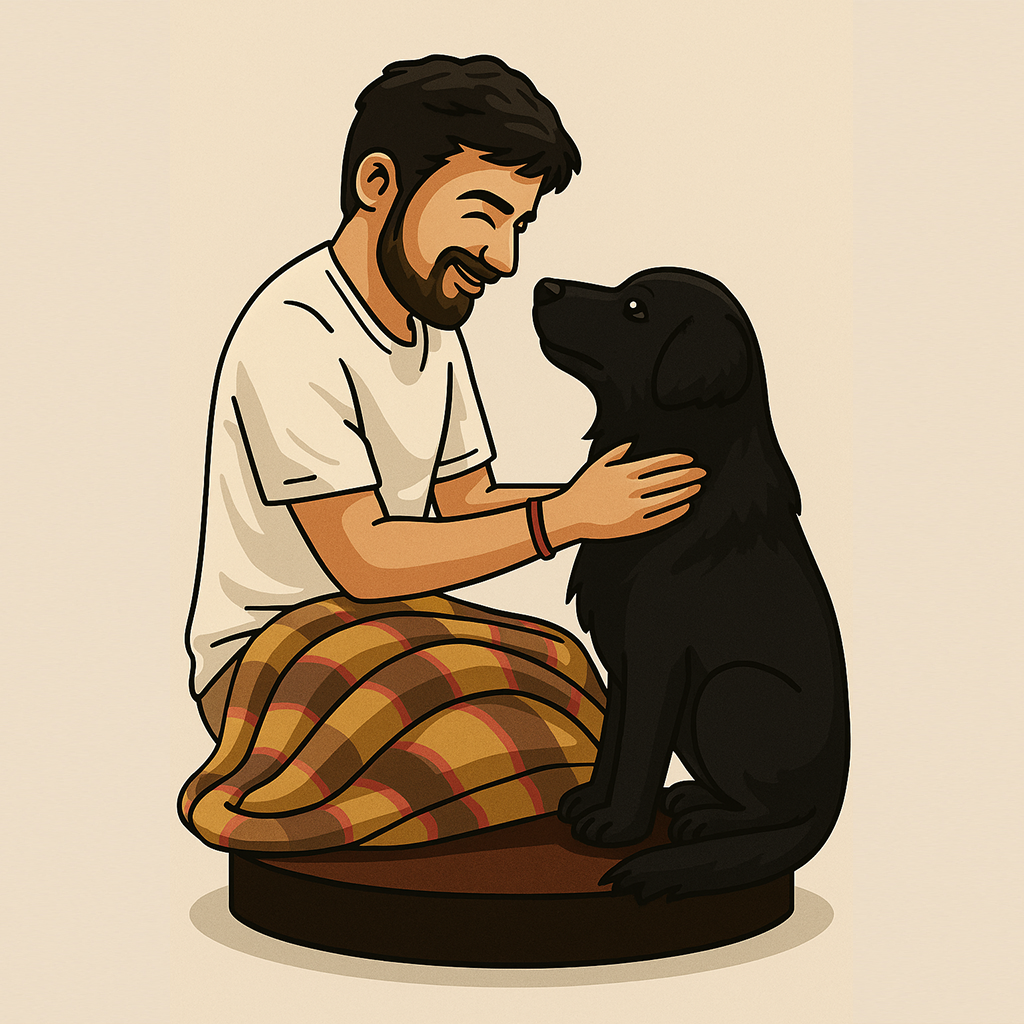 Flamingo Pet Caricature | Gift for Pet Lovers