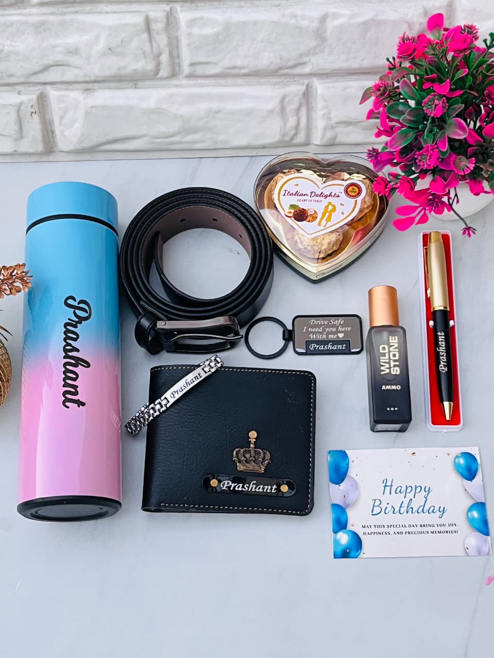 Flamingo Personalized Premium Gift Hamper for Him