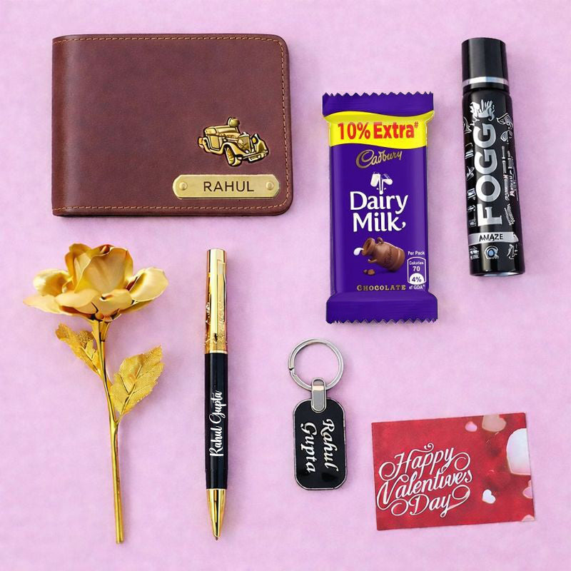 Flamingo Valentine's Day Gift Combo for Him