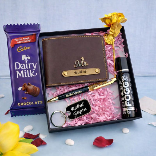 Flamingo Valentine's Day Gift Combo for Him