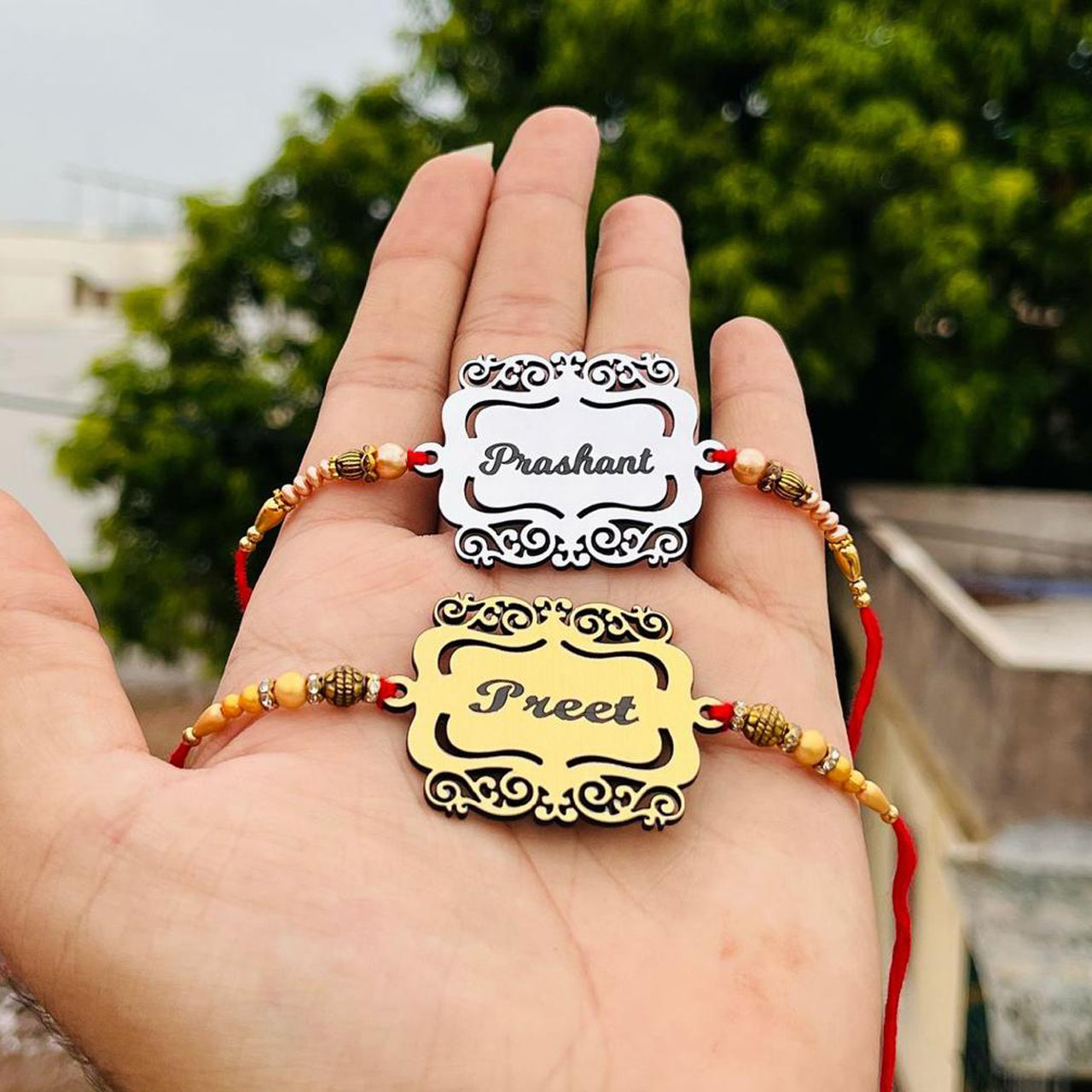 Flamingo Personalised Rakhi for Brother