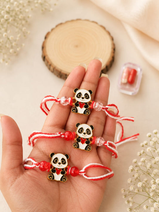 Flamingo Panda Comfortable Festival Rakhi for Kids
