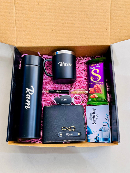 Flamingo Customized Gifts for Boyfriend: Name Keychain, Dairy Milk Chocolate & More!