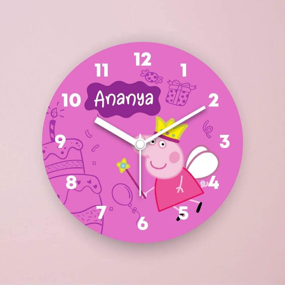 Brighten Your Child’s Room with a Fun & Customised Kids Clock