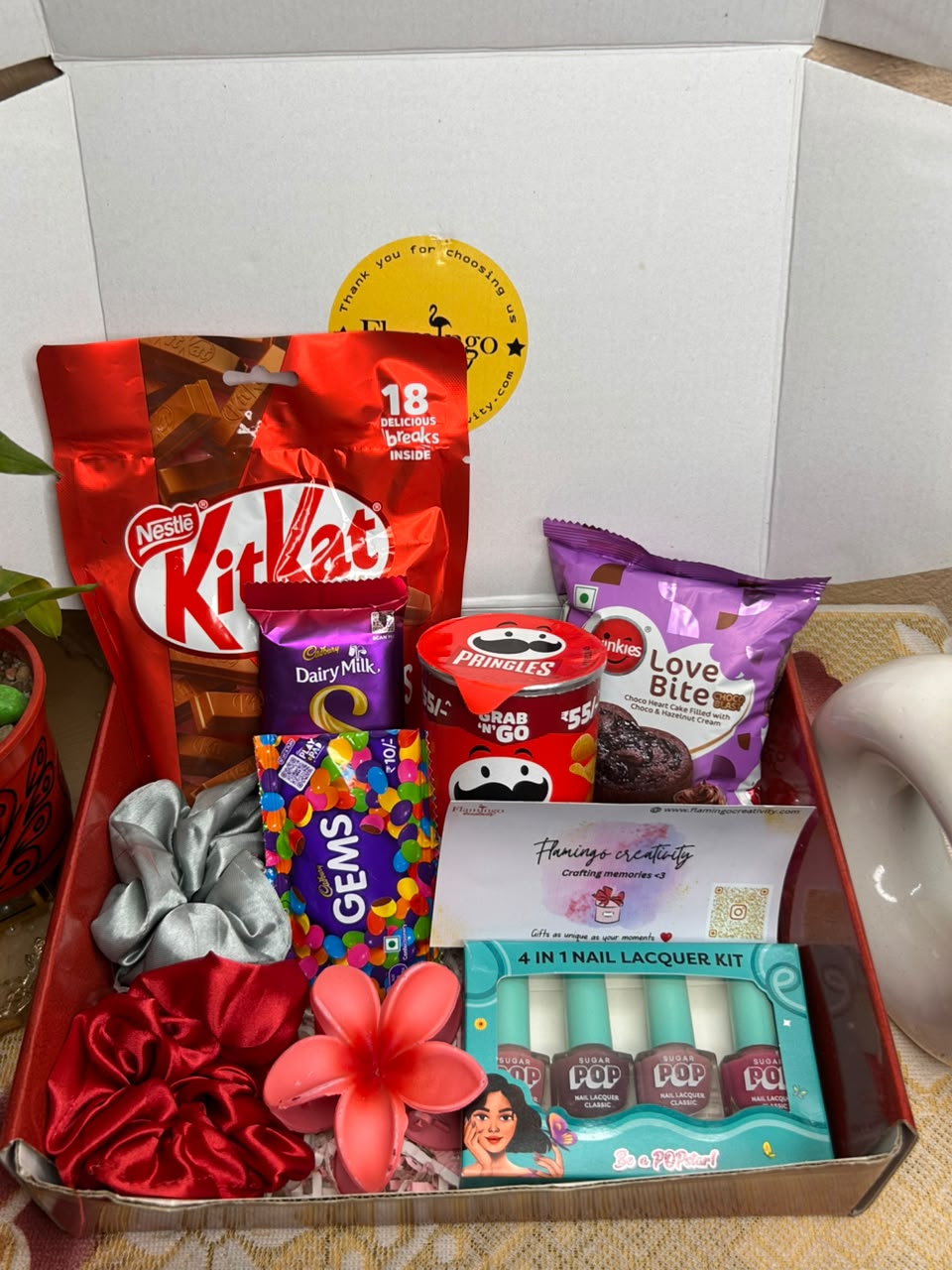Flamingo Rakhi Hamper for Sister | Raksha Bandhan Gift for Sister
