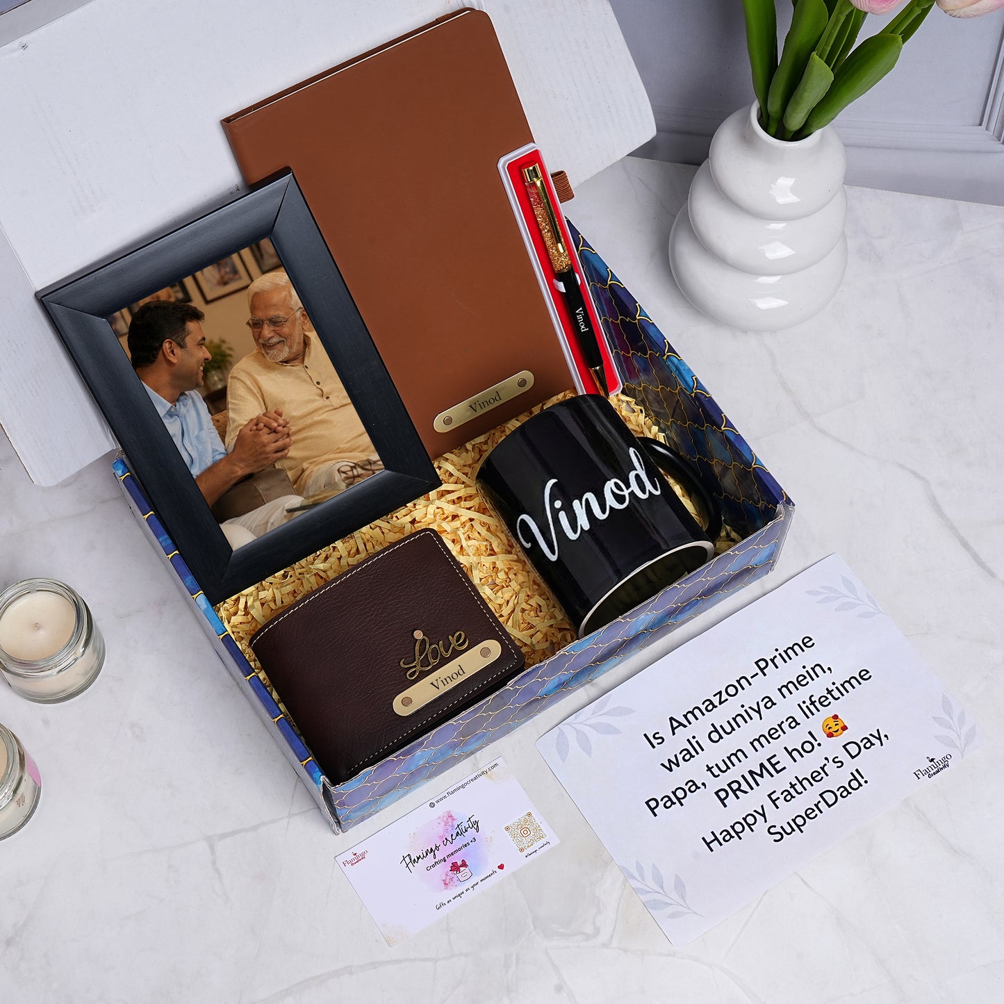 Flamingo Retirement Gifts for The Retired Dad | Father's Day Gift Hampers For Father Who's Done It All