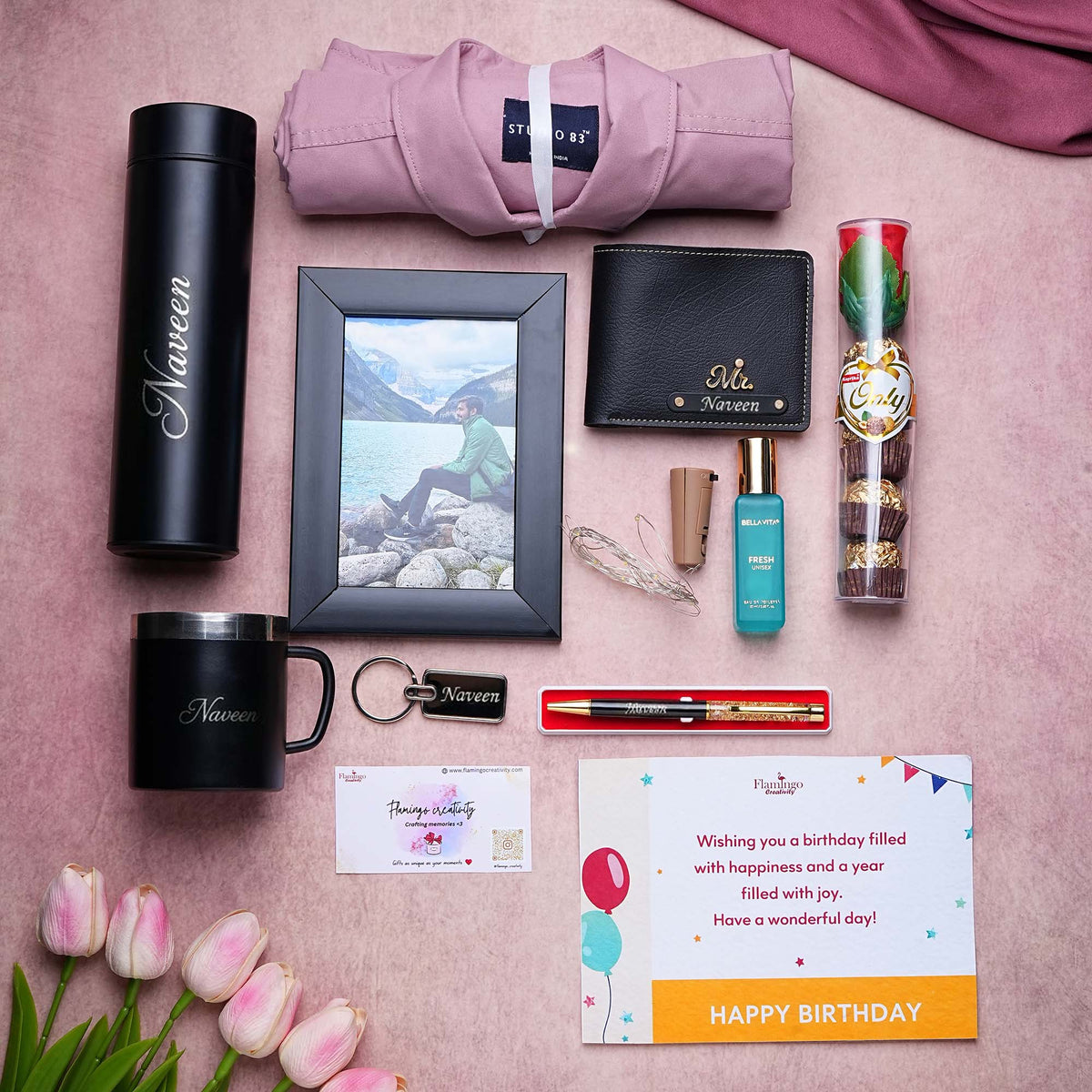 Flamingo Shirt Hamper With Frame