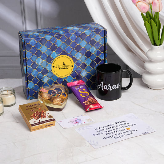 Flamingo Sweet Gifts for The Sweet Tooth Dad | Father's Day Chocolate Lover Father Gift Hampers