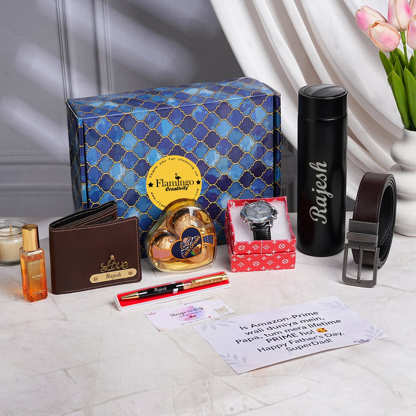 Flamingo The Premium Dad Father's Day Gift Hampers Online | Personalized Gifts for Luxury Father's Day Hamper