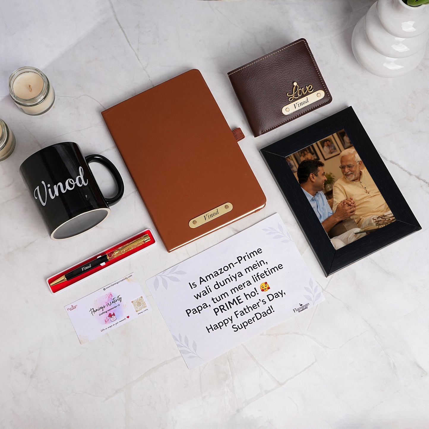 Flamingo Retirement Gifts for The Retired Dad | Father's Day Gift Hampers For Father Who's Done It All