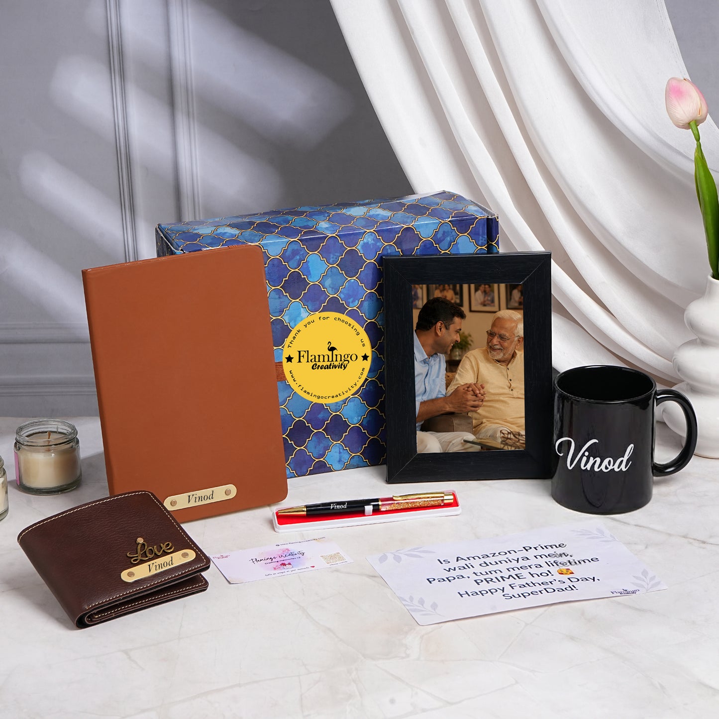 Flamingo Retirement Gifts for The Retired Dad | Father's Day Gift Hampers For Father Who's Done It All