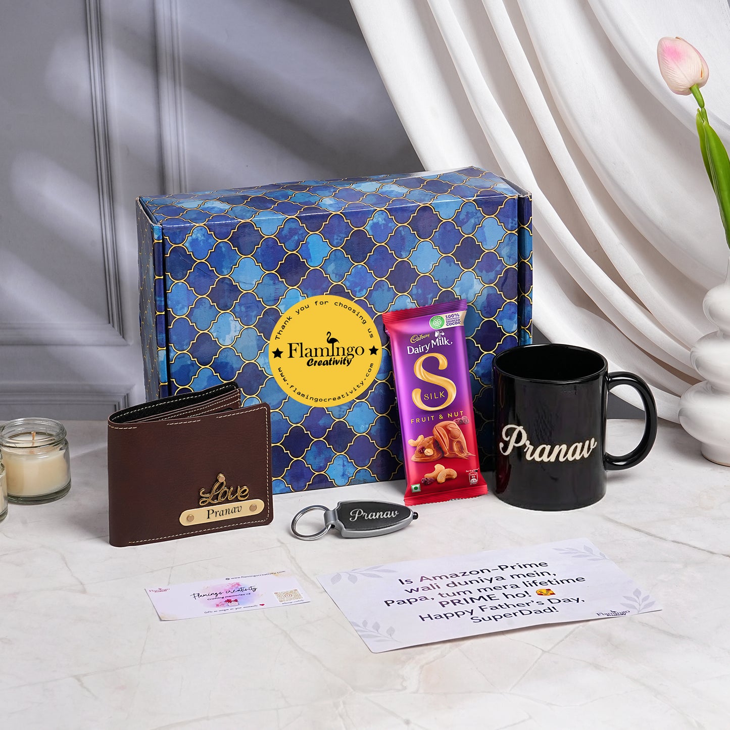 Flamingo Father's Day Gifts for Young Dads | Modern Gift Hampers For New / First-Time Father