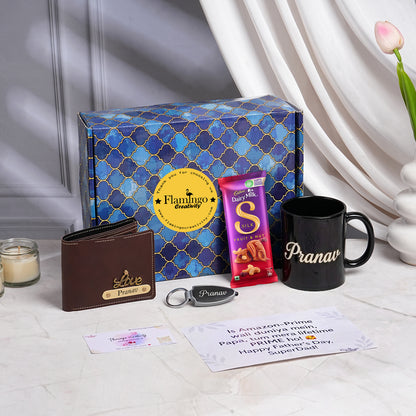 Flamingo Father's Day Gifts for Young Dads | Modern Gift Hampers For New / First-Time Father