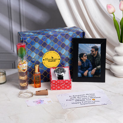 Flamingo Gifts for Anniversary Dad | Personalized Gift Hampers Parents' Anniversary Gift