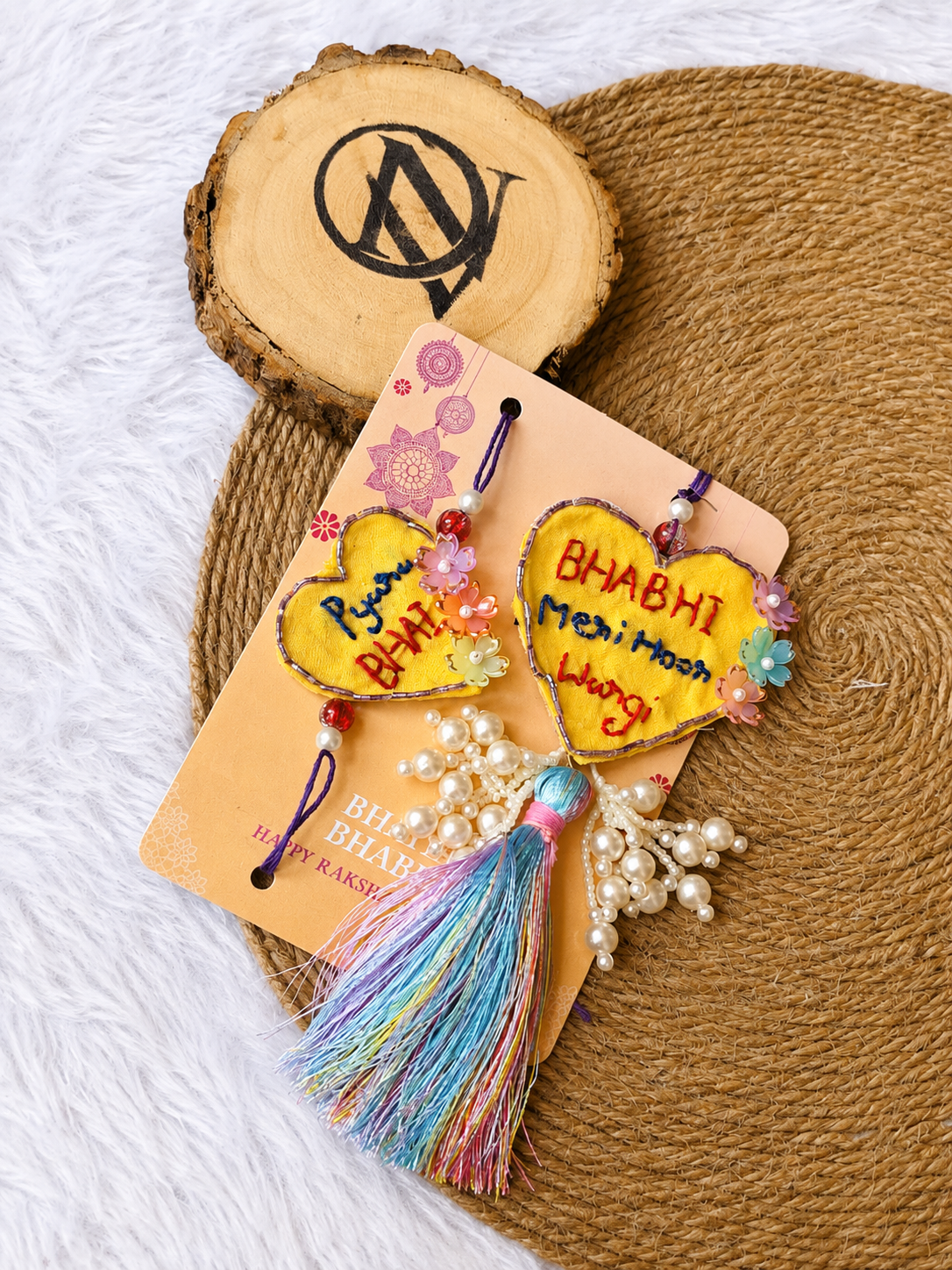 Flamingo Bhaiya Bhabhi Rakhi Combo