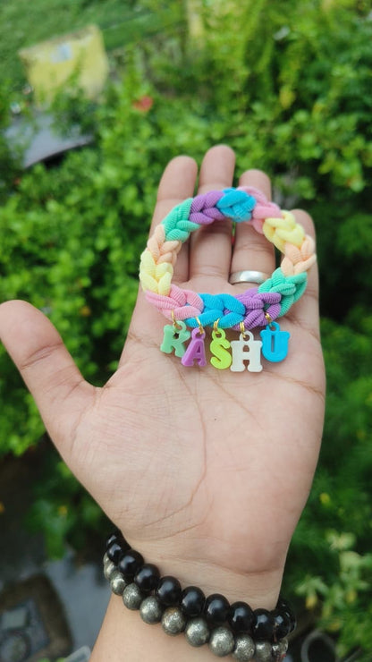 Flamingo Girls Bracelet Cum Hair Tie Rakhi | Premium Rakhi for Girls