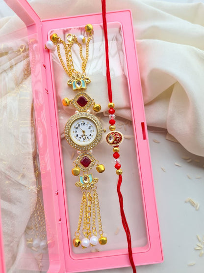Flamingo Kashmiri Couple Watch Combo – Premium Gift Set for Couples