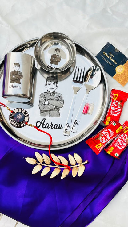 Flamingo Personalized Raksha Bandhan Gift Hamper