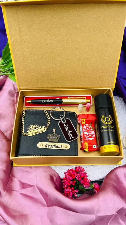 Flamingo Personalized Raksha Bandhan Gift Hamper | Premium Brother Gift Hamper