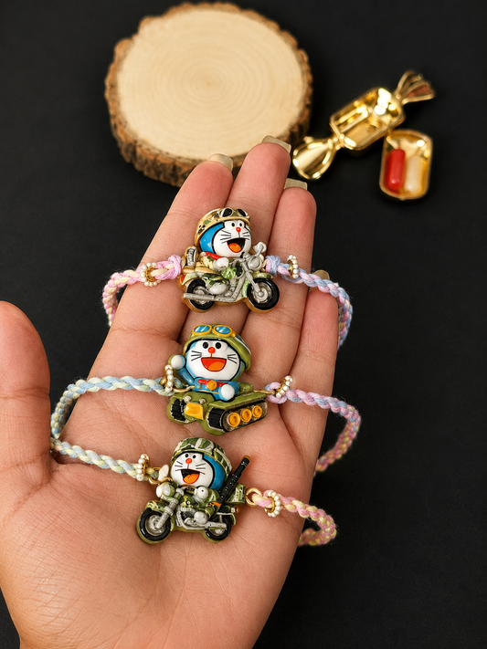 Flamingo Doraemon Raksha Bandhan Rakhi for Kids – Premium Festival Rakhi