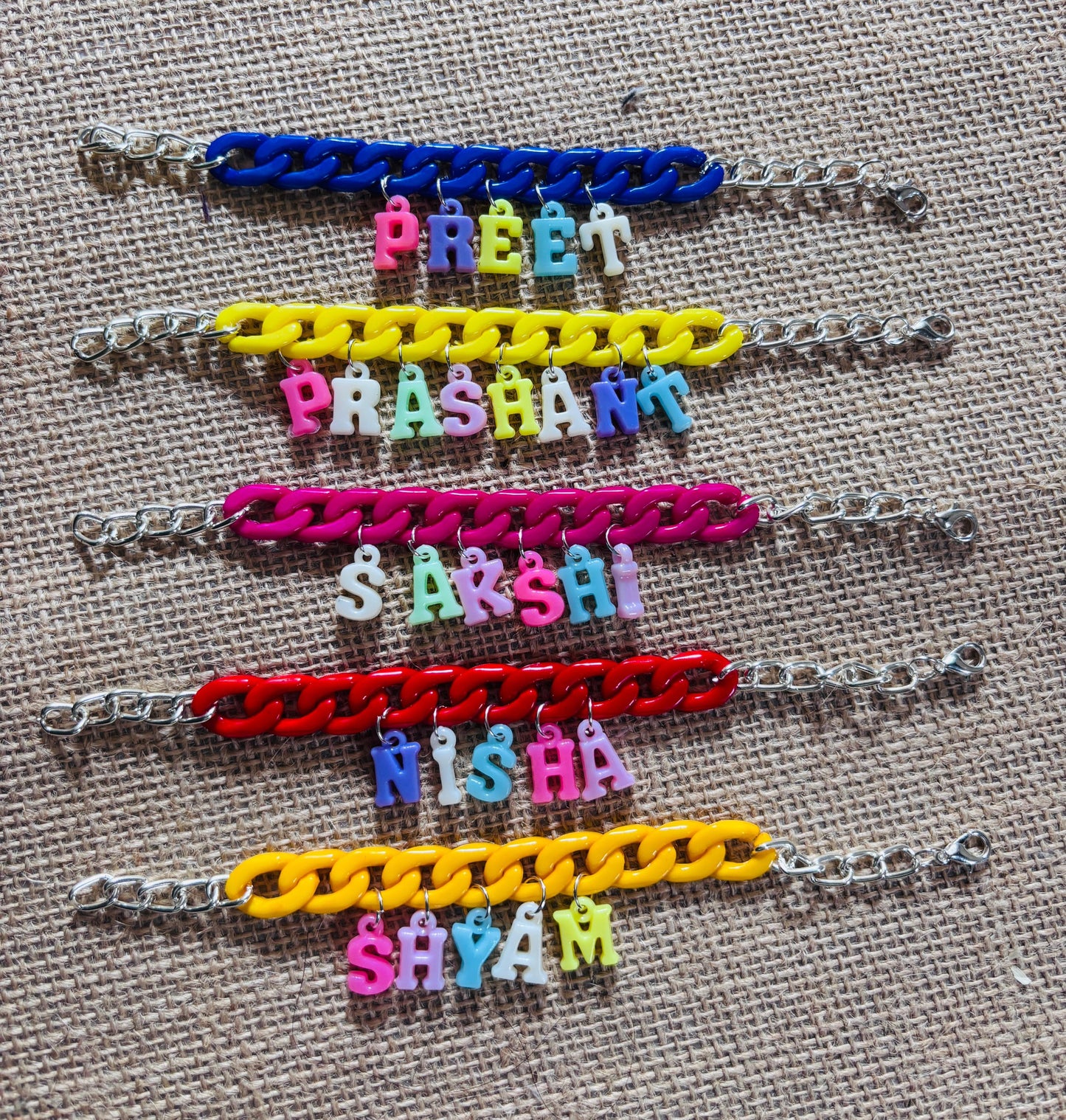 Flamingo Custom Name Kids Rakhi