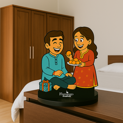 Flamingo Premium Rakhi Caricature – A Beautiful Gift for a Special Bond