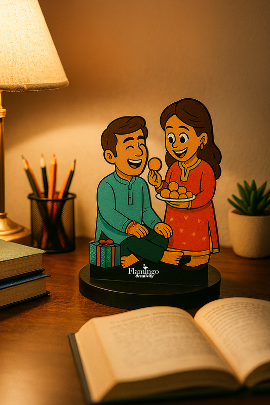Flamingo Premium Rakhi Caricature – A Beautiful Gift for a Special Bond