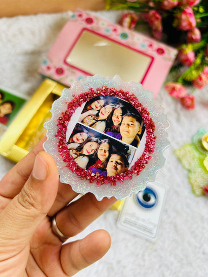 Flamingo Resin Rakhi Gift Hamper