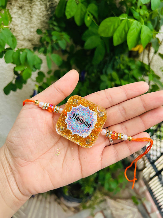 Flamingo Resin Ladder Magnet Rakhi