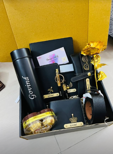 Flamingo Custom Hamper for Him | Perfect Personalized Gift Set