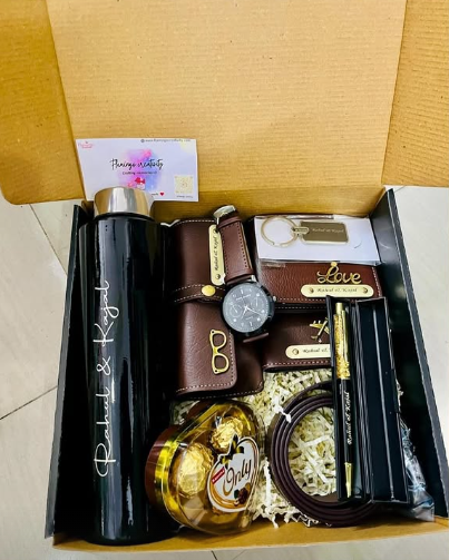 Flamingo Personalised Gift Hamper for Him